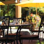 Outdoor dining at a winery in the beautiful Okanagan Valley.